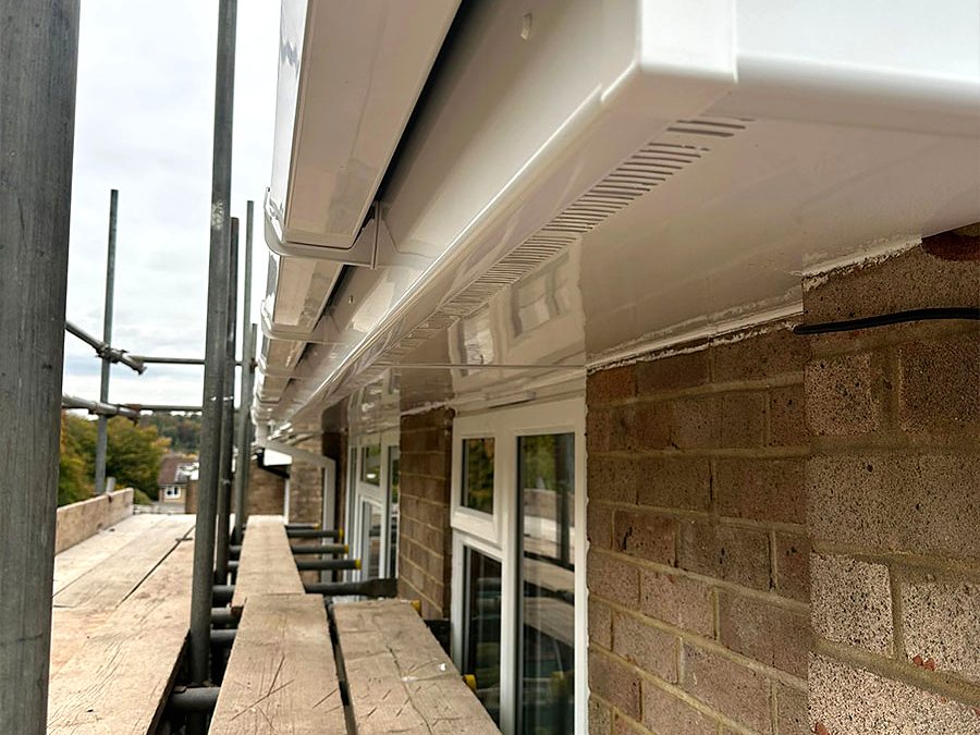 New boards and a vented soffit